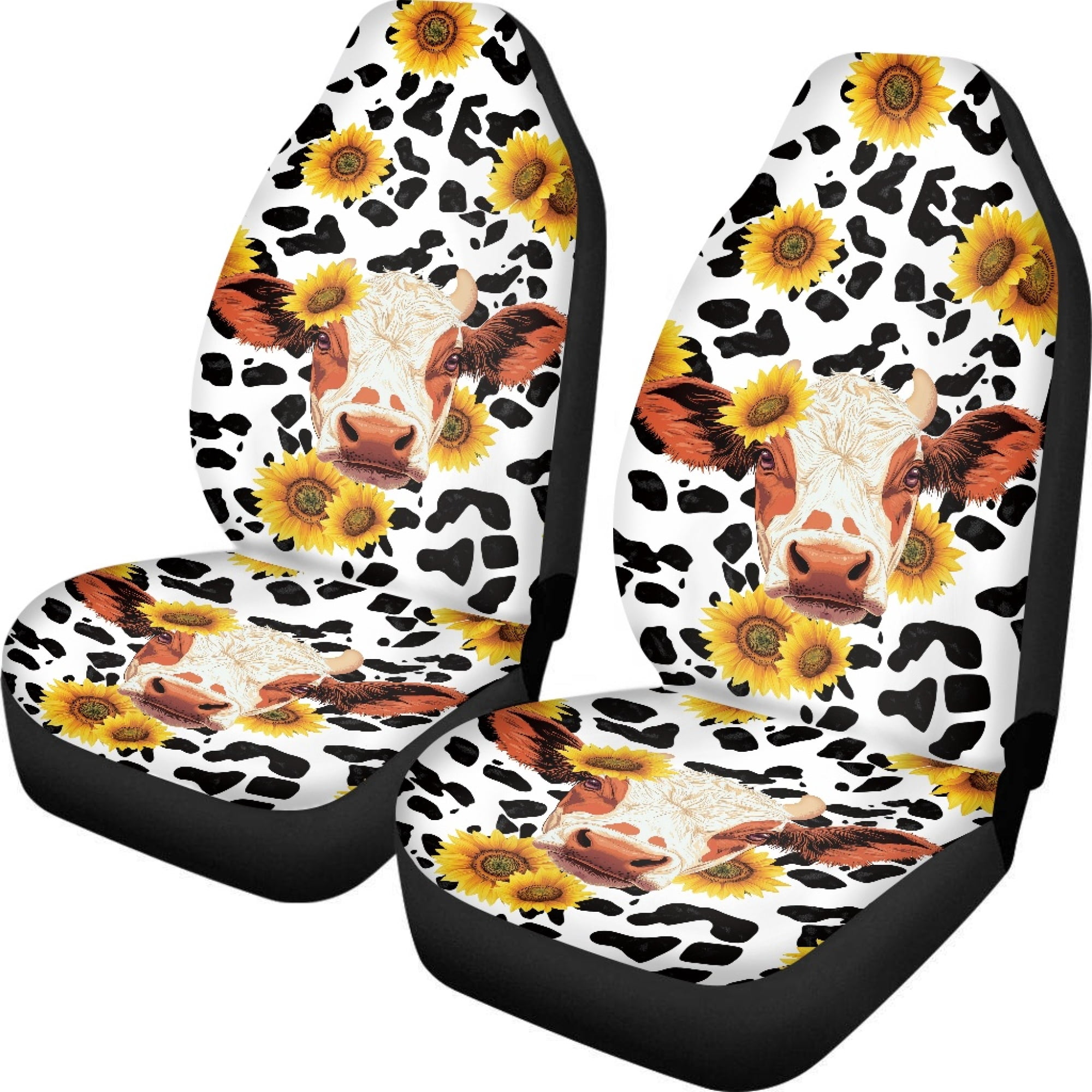 Cow Print Car Accessories