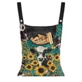 thumbnail image 1 of ZIATUBLE Sunflower Cow Clothespin Holder Bag Leopard Print Clothespin Storage Bag Set 2 Piece Machine Washable Hanging Pantry Organizer for Storage Bags for Home Outdoor Supply, 1 of 7
