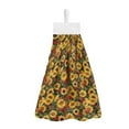 thumbnail image 1 of ZIATUBLE Sunflower Dish Towels for Kitchen Absorbent Bathroom Hand Bath Towel Easy to Clean Dish Towel Hand Towels with Snap Button Hanging Hand Towels with Loop Dish Cloths, 1 of 7