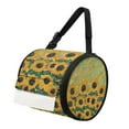 thumbnail image 1 of ZIATUBLE Sunflower Toilet Paper Holder Oil Painting Towel Dispenser Cover with Smooth Zipper Roll Paper Storage Bag Reusable Storage Organizer Universal Carrying and Storage Case, 1 of 7