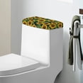 thumbnail image 1 of ZIATUBLE Sunflower Toilet Tank Cover Lid Soft Toilet Tank Protector Cover Washable Toilet Tank Lid Covers for Bathroom Set of 2 Toilet Top Cover Decor for Kids Toilet Tank Lid Cover, 1 of 5