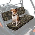 thumbnail image 1 of ZIATUBLES 2-Pack UTV Seat Covers with Dark Camouflage Print, Waterproof Scratch-Resistant Polyester Protectors for Kawasaki Mule Bench Seats, Easy to Clean UTV Decor Accessories Part, 1 of 8