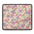 thumbnail image 1 of ZIATUBLES Lily Floral Washing Machine Top Dust Cover Pad Water Resistant Washer and Dryer Top Protector Mat for Laundry Room Washable Home Kitchen Decor Accessories, 24 x 19.7 Inch, 1 of 7