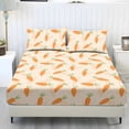 thumbnail image 1 of ZIATUBLES Beige Rabbit Printed Full Sheet Set, Soft Cozy Bed Sheet with Pillowcase, Chic Bedding Decor Set, Easy Care for All Seasons, Ideal for Comfy Sleep, 1 of 9