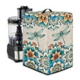 thumbnail image 1 of ZIATUBLES Boho Dragonfly Mandala Flower Print Juicer Dust Cover Stain Resistant Kitchen Appliance Protective Case Compatible with Blender Juicer Counter Decor Accessories, 8 "W x 8 "D x 17 "H, 1 of 7