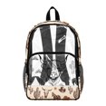 thumbnail image 1 of ZIATUBLES Clear Backpack 17 Inch, Heavy Duty Fabric & PVC Transparent Bookbag with Western Highland Cow Cactus Print, Large Capacity See Through Backpack for Women Men School, 1 of 7
