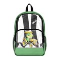 thumbnail image 1 of ZIATUBLES Clear Backpack, Heavy Duty Fabric & PVC Transparent Bookbag with Dinosaur Tractor Print, Large Capacity See Through Backpack for School College Work Travel Security, 1 of 7