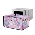 thumbnail image 1 of ZIATUBLES Cute Axolotl Print Toaster Oven Cover Stain Resistant Dust Protector with Side Pockets Cat Scratch Proof Kitchen Countertop Organization, Fits 18.5" x 14.5" x 9", 1 of 8