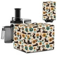 thumbnail image 1 of ZIATUBLES Dachshund Boho Flower Print Juicer Cover Dustproof Protector for Juice Extractors Washable Kitchen Appliance Storage Bag Stain Resistant Countertop Decor Case, 17 "W x 11 "D x 15 "H, 1 of 7