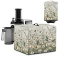 thumbnail image 1 of ZIATUBLES Daisy Butterfly Flower Print Juice Extractor Cover Dustproof Appliance Protective Decor Case Kitchen Counter Juicer Storage Bag Multi-Function Protector Cover, 17 "W x 11 "D x 15 "H, 1 of 7