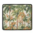 thumbnail image 1 of ZIATUBLES Daisy Butterfly Wood Grain Washing Machine Dust Cover Mat Versatile Washer Dryer Top Protector Cover Pad for Laundry Room Absorbent Heat-Resistant Kitchen Mat, 24 x 19.7 Inch, 1 of 7