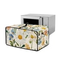 thumbnail image 1 of ZIATUBLES Daisy Flower Print Convection Toaster Oven Cover Dust-proof Kitchen Appliance Cover Case with Side Pocke and Top Handle, 18.5" x 14.5" x 9", 1 of 8