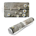 thumbnail image 1 of ZIATUBLES Daisy Wood Grain Print Ironing Pad for Table Top Portable Ironing Mat Blanket Foldable Ironing Board Replacement for Washer Dryer Countertop Travel, 31.5" x 19.6", 1 of 7