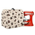thumbnail image 1 of ZIATUBLES Dust Cover for Kitchen Mixer Waterproof Multi-Functional Kitchen Stand Mixer Cover with Front Pockets and Top Handles Easy to Clean for 4.5-5 Quart Standing Mixer, Dachshund Dog Paw Heart, 1 of 7