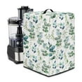thumbnail image 1 of ZIATUBLES Eucalyptus White Print Juicer Machine Cover Foldable Canvas Fabric Dust Proof Stain Resistant Appliance Cover for Home Kitchen Counter Decor Accessories Easy to Clean, 8 "W x 8 "D x 17 "H, 1 of 7