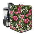 thumbnail image 1 of ZIATUBLES Flower Leaf Leopard Print Juicer Cover Canvas Kitchen Appliance Dust Cover with Top Handle Stain Resistant Countertop Decor Accessories, Size S, 8 "W x 8 "D x 17 "H, 1 of 7