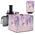 thumbnail image 1 of ZIATUBLES Hummingbird Dragonfly Flower Print Kitchen Juicer Dust Cover Stain Resistant Appliance Protective Case Kitchen Countertop Organized Decor Accessories Easy to Clean, 17 "W x 11 "D x 15 "H, 1 of 7