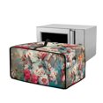 thumbnail image 1 of ZIATUBLES Hummingbird Peony Print Toaster Oven Dust Cover Fits Standard Ovens Machine Washable Polyester with Storage Side Pockets Foldable Appliance Protector Cover, 18.5" x 14.5" x 9", 1 of 8