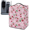 thumbnail image 1 of ZIATUBLES Ice Cream Machine Cover Stain Resistant Kitchen Appliance Protector with Front Pockets Countertop Decorative Accessories, 15.35" x 9.84" x 18.11", Cherry Flower Print, 1 of 6