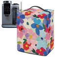 thumbnail image 1 of ZIATUBLES Ice Cream Maker Dust Cover-Watercolor Flower Print with Front Pockets, Kitchen Appliance Decor Protector Cover for Countertop Compatible with Ninja NC501/NC301, 15.35" x 9.84" x 18.11", 1 of 6