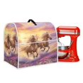 thumbnail image 1 of ZIATUBLES Kitchen Mixer Dust Cover Washable Appliance Decor Cover with Front Pockets and Top Handle Compatible with 6-8 Quart Foldable Home Accessories, Horse, 1 of 7