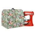 thumbnail image 1 of ZIATUBLES Kitchen Stand Mixer Cover Dust Cover Compatible with 6-8 Quart Mixer Multi-Functional Waterproof Kitchen Mixer Organizer Bag Decorative Cover, Retro Rose Green, 1 of 7