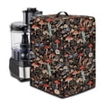 thumbnail image 1 of ZIATUBLES Mushroom Flower Dragonfly Print Kitchen Juicer Dust Cover Stain Resistant Appliance Protective Case Kitchen Countertop Organized Decor Accessories Easy to Clean, 8 "W x 8 "D x 17 "H, 1 of 7
