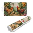 thumbnail image 1 of ZIATUBLES Rooster Chicken Floral Print Portable Ironing Pad Multifunctional Foldable Ironing Blanket Heat Resistant Ironing Mat for Laundry, Travel, RV, 31.5" x 19.6", 1 of 7