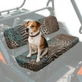 thumbnail image 1 of ZIATUBLES UTV Seat Covers 2 Pack, Waterproof Polyester Replacement Front Bench Seats Covers, Wear-Resistant UTV Outdoor Accessory Part for Kawasaki Mule, Zebra Stripes Leopard Print Mix Print, 1 of 8