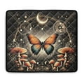 thumbnail image 1 of ZIATUBLES Washing Machine Cover Pad for The Top Dust Proof Washer and Dryer Machine Top Cover Mat for Laundry Room Home Deocr Accessories, 24" x 19.7", Mushroom Butterfly Moon Star, 1 of 7