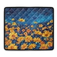 thumbnail image 1 of ZIATUBLES Washing Machine Top Dust Cover Washer and Dryer Top Protector Mat for Laundry Room Versatile Home Kitchen Decor Accessories, 24 x 19.7 Inch, Daisy Midnight, 1 of 7