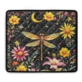 thumbnail image 1 of ZIATUBLESDragonfly Moon Floral Washing Machine Top Dust Cover Pad Water Resistant Washer and Dryer Top Protector Mat for Laundry Room Washable Home Kitchen Decor Accessories, 24 x 19.7 Inch, 1 of 7
