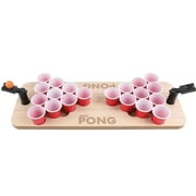 ZIB Portable Beer Pong Drink Game 21'' Tabletop Grown Man Birthday Party Bar Night Out Get-Together