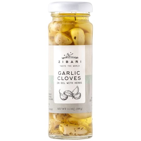 ZIBARI FOODS GARLIC CLVS OLV OIL HRBS Pack Of 12