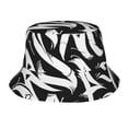 thumbnail image 1 of ZICANCN Abstract Gothic Graffiti Calligraphic Bucket Hat , Unisex Print Double-Side-Wear Bucket Hat for Golf Fishing Beach Outdoor, 1 of 5