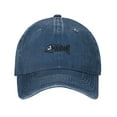 thumbnail image 1 of ZICANCN Adjustable Baseball Cap Women, Cartoon Fish Remains Hats for Men Adult Washed Cotton Denim Baseball Caps Fashion, Navy Blue, 1 of 8
