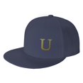 thumbnail image 1 of ZICANCN Alphabet U Pattern Baseball Caps, Trucker Hats for Men And Women, Adjustable Breathable Flat Caps, Navy Blue, 1 of 8