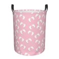 thumbnail image 1 of ZICANCN Baby Footprints Footsteps Laundry Basket Organizer - Dirty Clothes Hamper for Bathroom Kids Girls Boys Laundry Hamper Medium, 1 of 8
