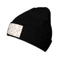 thumbnail image 1 of ZICANCN Baby Kids Pregnancy Knit Beanie Hat, Winter Cap Soft Warm Classic Hats for Men Women, Black, 1 of 8