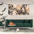 thumbnail image 1 of ZICANCN Banner Yard Signs, Brown Irregular Patchwork Print Party Wall Decor for Indoor Outdoor Room, Small Size, 1 of 7