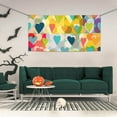 thumbnail image 1 of ZICANCN Banner Yard Signs, Colorful Square Love Circle Party Wall Decor for Indoor Outdoor Room, Medium Size, 1 of 7