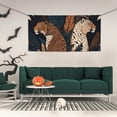 thumbnail image 1 of ZICANCN Banner Yard Signs, Fierce Leopard Forest Partner Party Wall Decor for Indoor Outdoor Room, Medium Size, 1 of 7