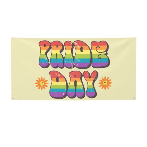 ZICANCN Banner Yard Signs, Lgbt Pride Day Party Wall Decor for Indoor Outdoor Room, Medium