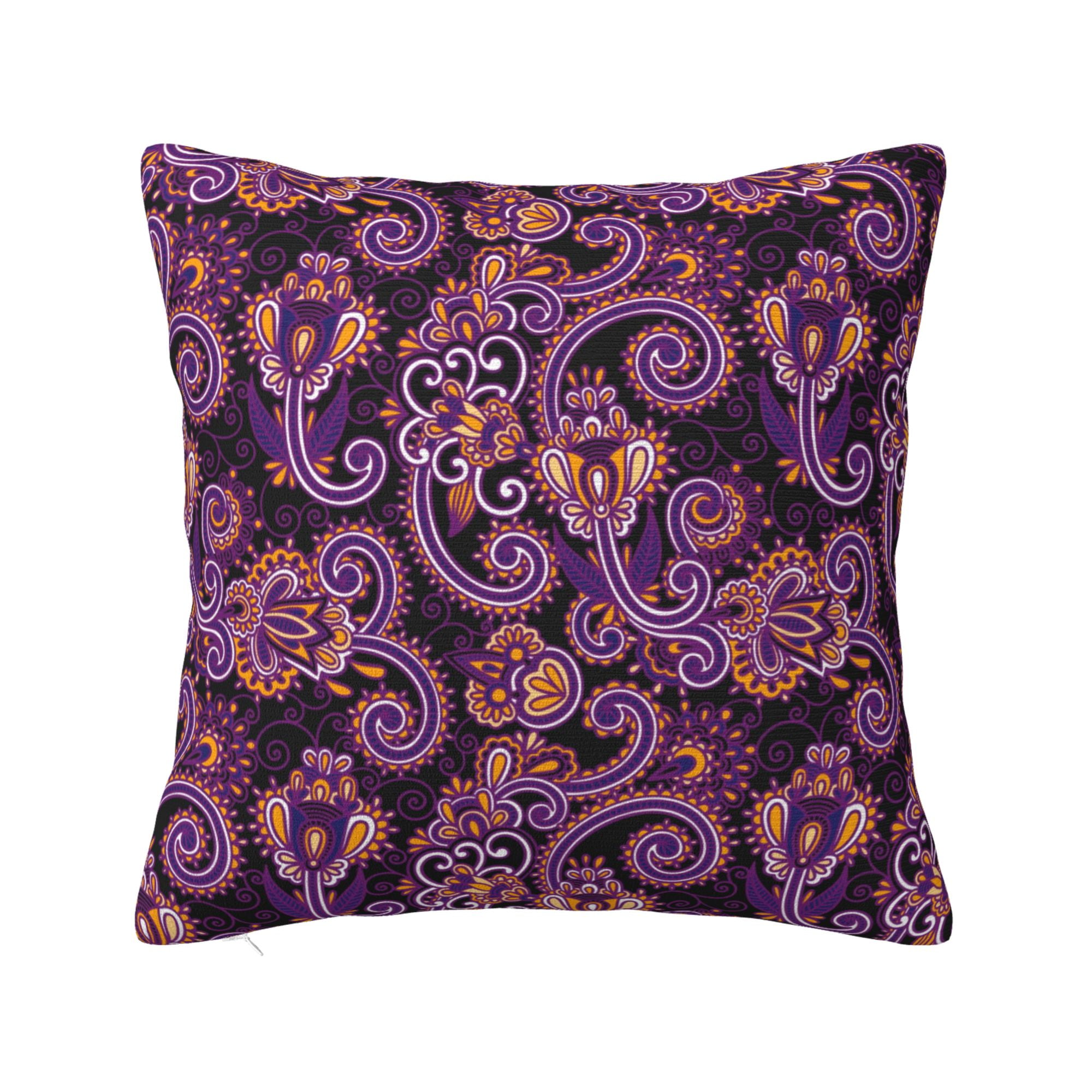ZICANCN Beautiful Vintage Paisley Throw Pillow Covers, Bed Couch Sofa
