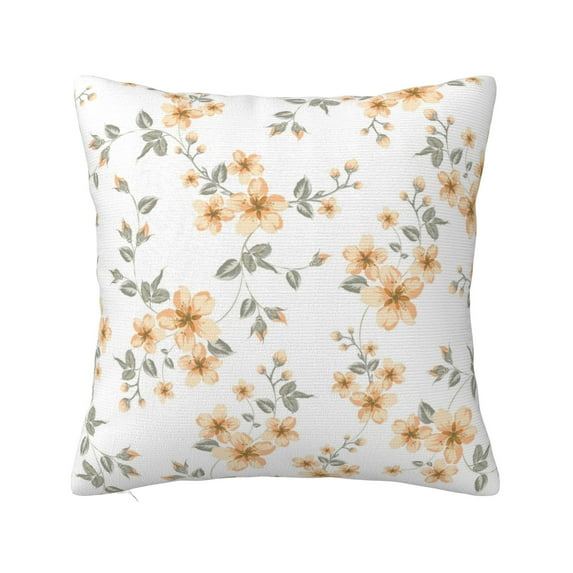 ZICANCN Branches Leaves Throw Pillow Covers, Bed Couch Sofa Knit Decorative Pillow Covers for Living Room Farmhouse, 26"x26"
