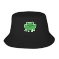 thumbnail image 1 of ZICANCN Bucket Hat Unisex for Men Women, Cartoon Frog Fashion Fishing Hat Cute Fisherman Cap, Black, 1 of 5