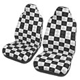 thumbnail image 1 of ZICANCN Car Seat Cover Checkered Freemason Mason Symbol Car Front Seat Covers Protectors , Automotive Seat Covers for Cars Trucks Suv, 1 of 8