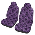 thumbnail image 1 of ZICANCN Car Seat Covers Front Seats Only,Abstract Purple Animal Stripes Automotive Seat Covers Protectors for Cars Trucks Suv 2 Pack, 1 of 8