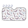 thumbnail image 1 of ZICANCN Car Sun Shades Front Windshield, Cute Texture Butterfly Automotive Front Window Sun Shield Visor, Medium Size, 1 of 8