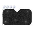 thumbnail image 1 of ZICANCN Car Sun Shades Front Windshield, Horror Spider Cover Cobweb Automotive Front Window Sun Shield Visor, Small Size, 1 of 9